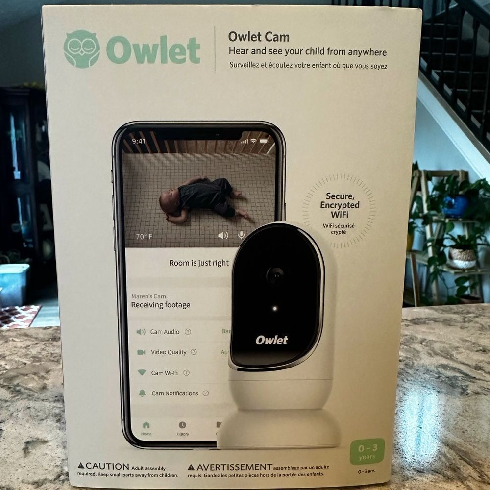 Owlet Cam Smart Video Baby Monitor with Video Camera and Audio